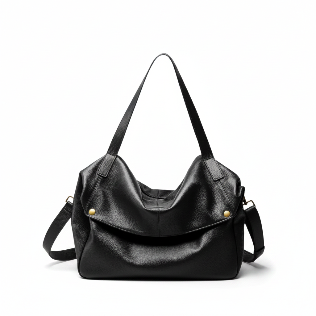 Large Cowhide Tote Bag – Travel Shoulder Bag