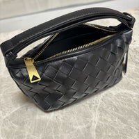 Woven Leather Mini Handbag – Women Shoulder Crossbody Bag