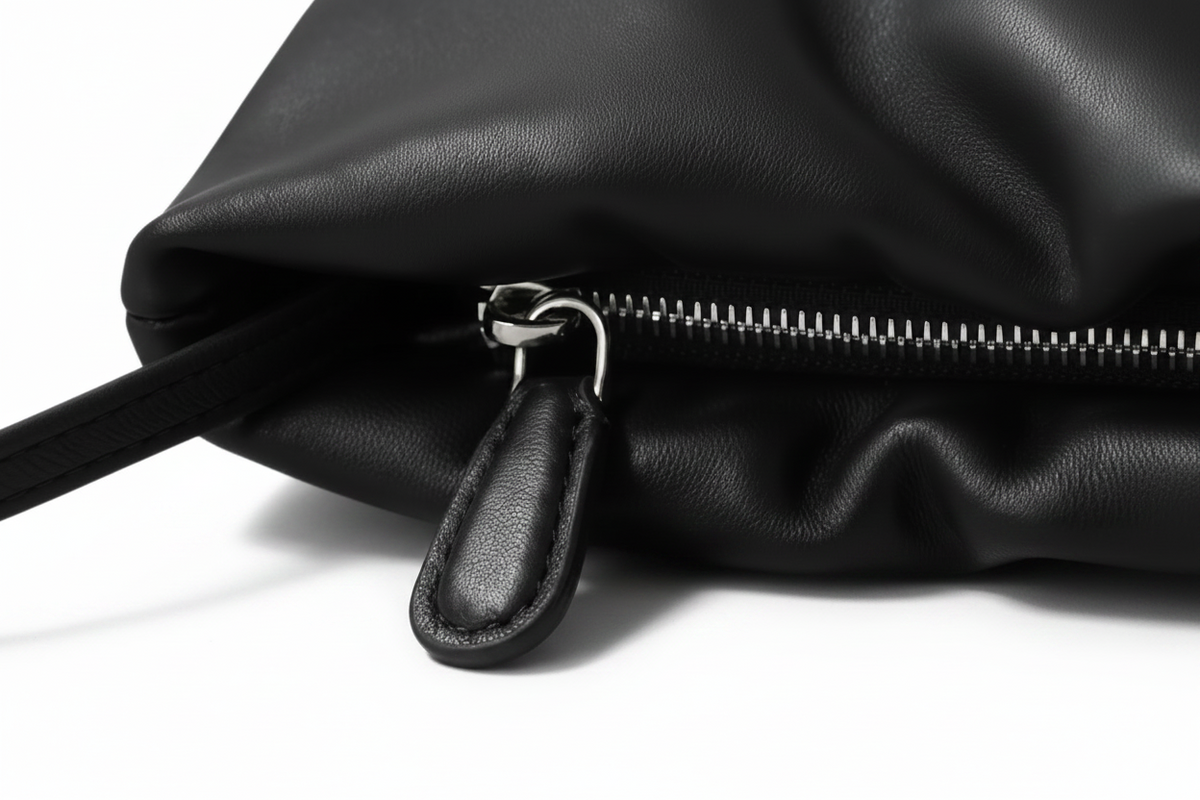 Lambskin Cloud Bag – Ruched Shoulder Crossbody