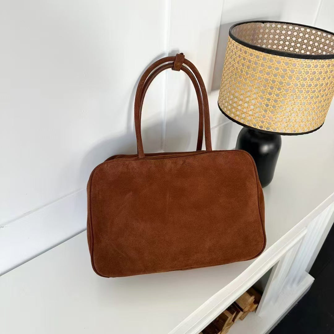 Women’s Leather Tote Bag – Large Vintage Briefcase Shoulder Bag