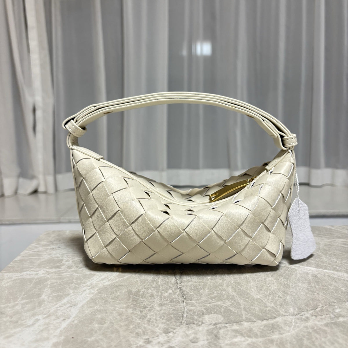 Woven Leather Mini Handbag – Women Shoulder Crossbody Bag