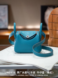 Genuine Cowhide Leather Handbag for Women