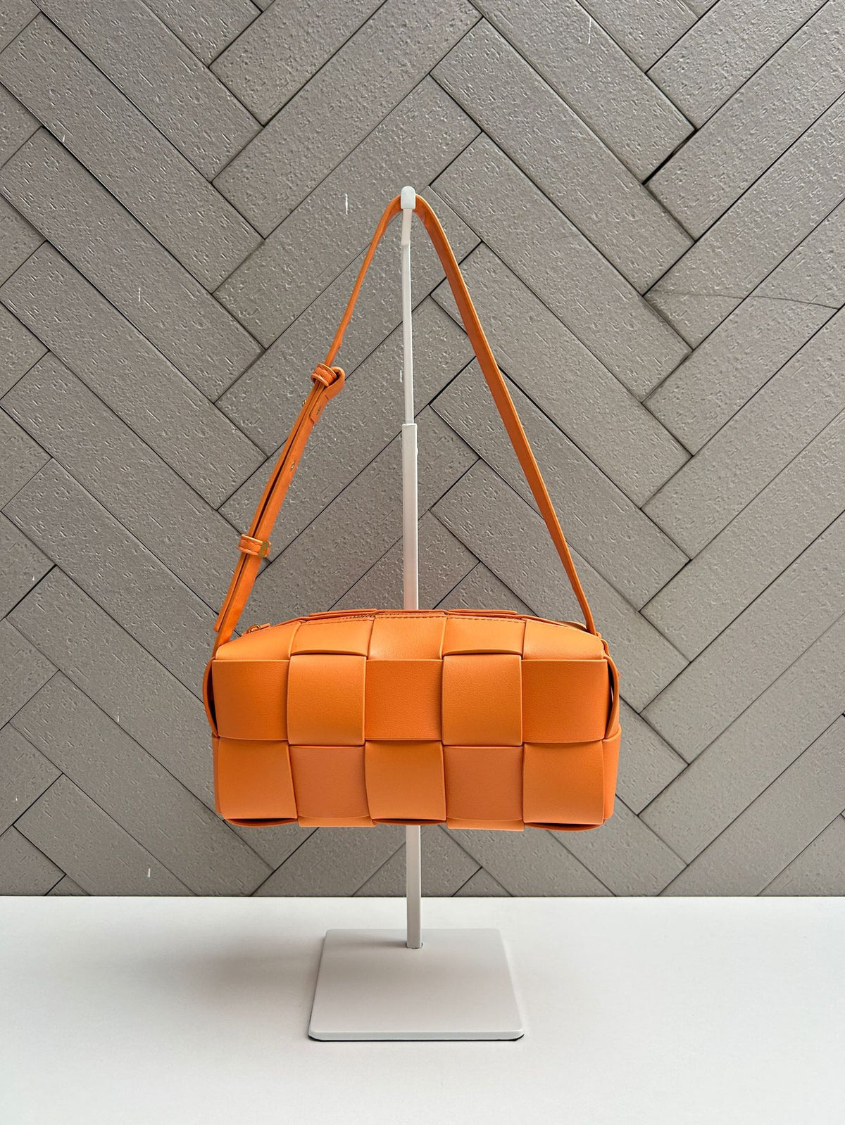 Women’s Leather Woven Mini Pillow Bag – Handbag, Shoulder & Crossbody