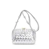 Mini Woven Leather Square Bag – Women Shoulder Crossbody Handbag