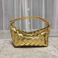 Woven Leather Mini Handbag – Women Shoulder Crossbody Bag