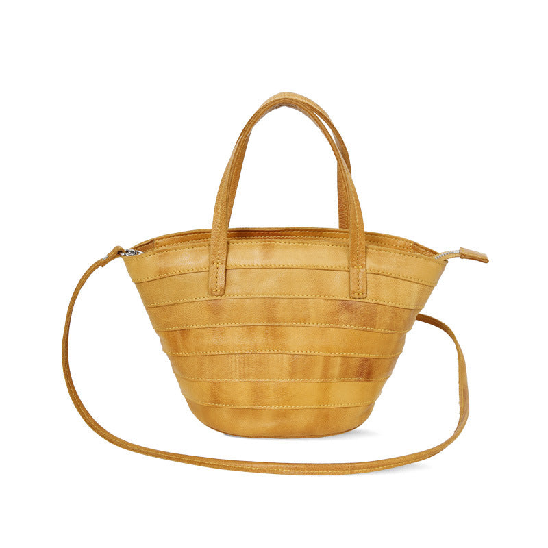 Women’s Genuine Leather Shoulder Bag – Handheld Shell Bag
