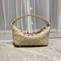 Woven Leather Mini Handbag – Women Shoulder Crossbody Bag