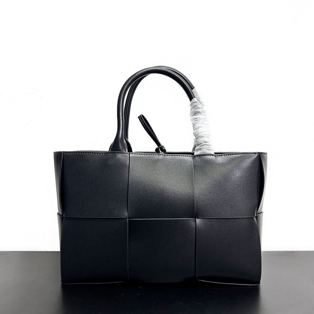 Women’s Woven Leather Tote Bag – Large Handbag Shoulder & Crossbody