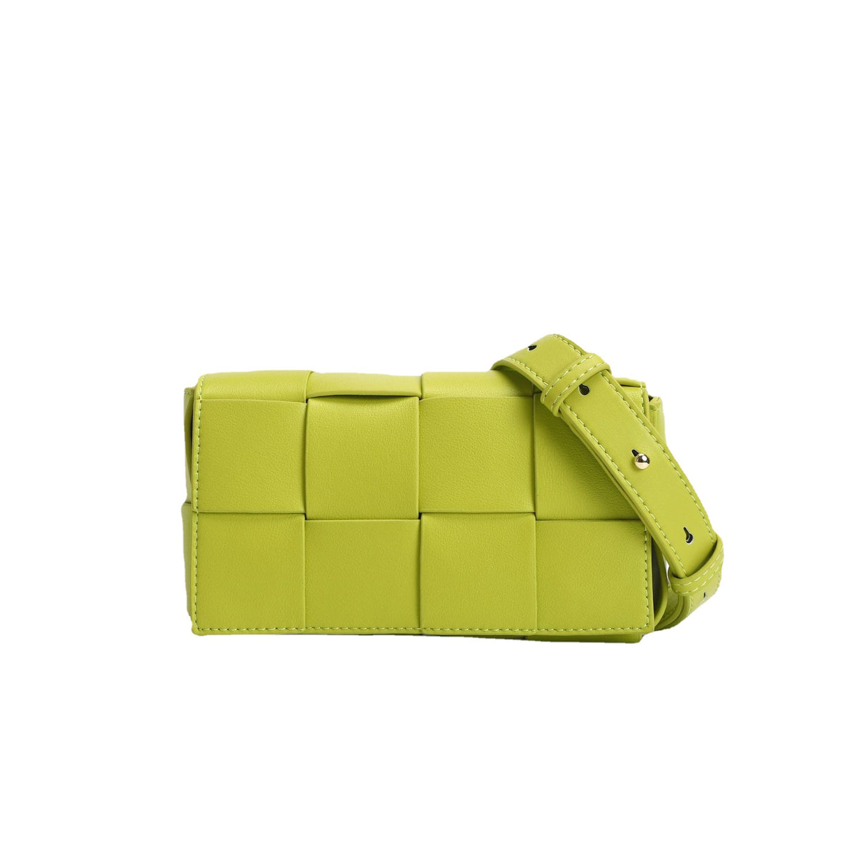 Woven Envelope Crossbody Bag – Small Square Handbag