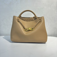 Large Capacity Cowhide Leather Tote Bag for Women