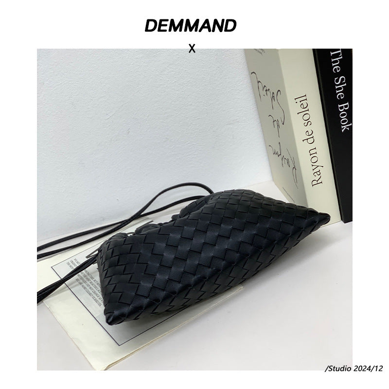 Women’s Drawstring Leather Hobo Bag – Large Capacity Shoulder Handbag