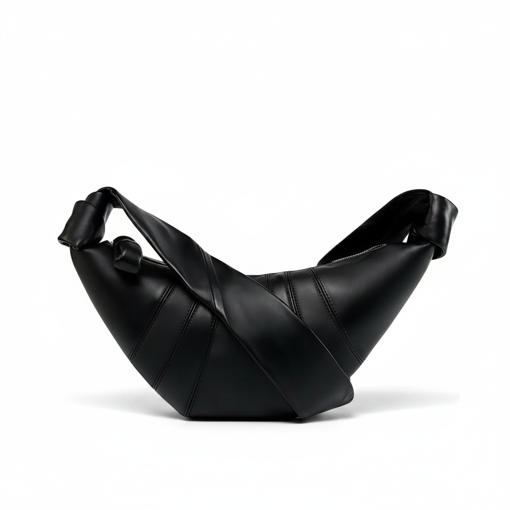 Lambskin Crescent Bag – Soft Shoulder Crossbody