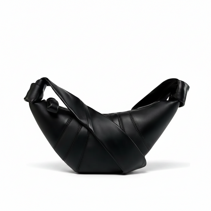 Lambskin Crescent Bag – Soft Shoulder Crossbody