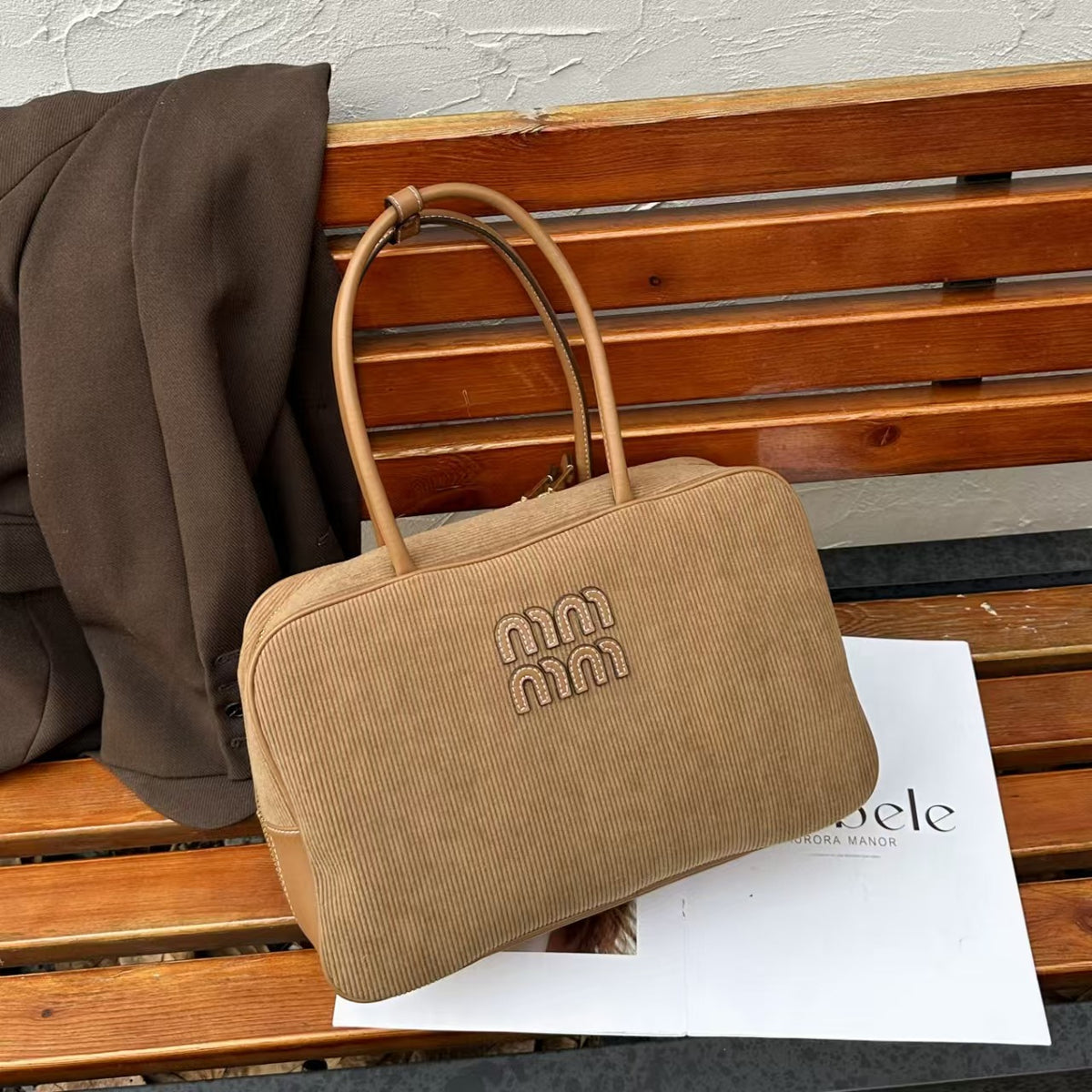 Women’s Leather Tote Bag – Large Vintage Briefcase Shoulder Bag