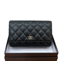 Quilted Cowhide Leather Mini Crossbody Bag