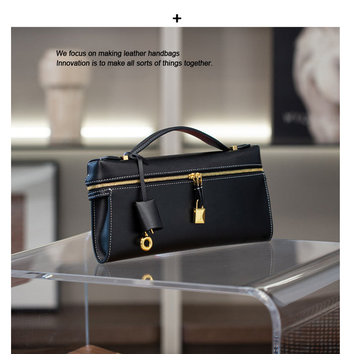 Mini Leather Box Bag Women Crossbody Shoulder Handbag