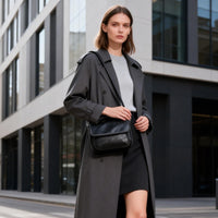 Women’s Vintage Vegetable-Tanned Leather Messenger Bag – Genuine Leather Shoulder & Crossbody Bag