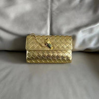 Premium Cowhide Leather Woven Mini Shoulder Bag – Crossbody & Handbag