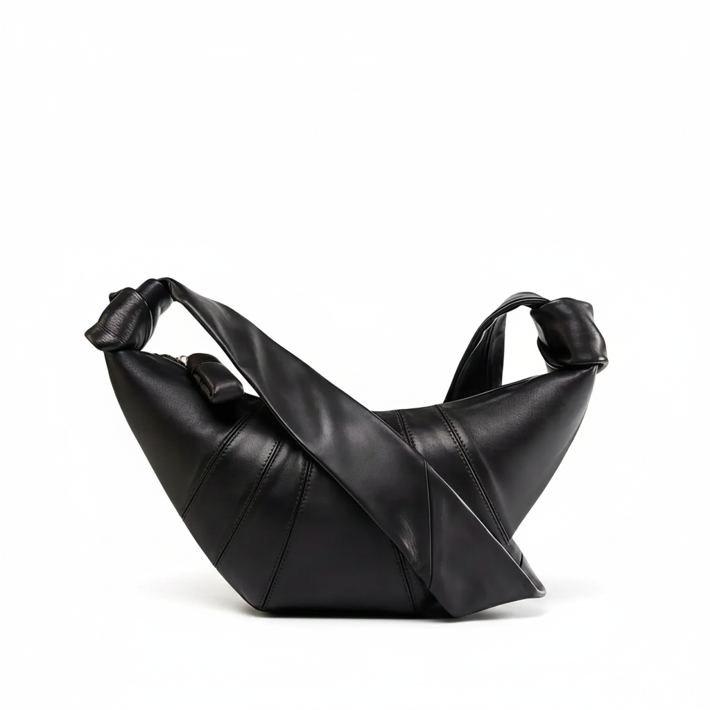 Lambskin Crescent Bag – Soft Shoulder Crossbody