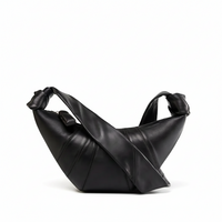Lambskin Crescent Bag – Soft Shoulder Crossbody
