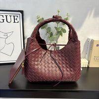 Woven Leather Shoulder & Tote Bag