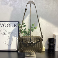 Woven Leather Luxury Handbag Women Crossbody Shoulder Bag