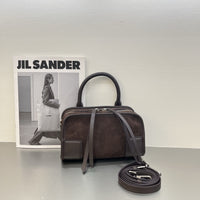 Vintage Cowhide Leather Tote Bag – Shoulder & Handbag