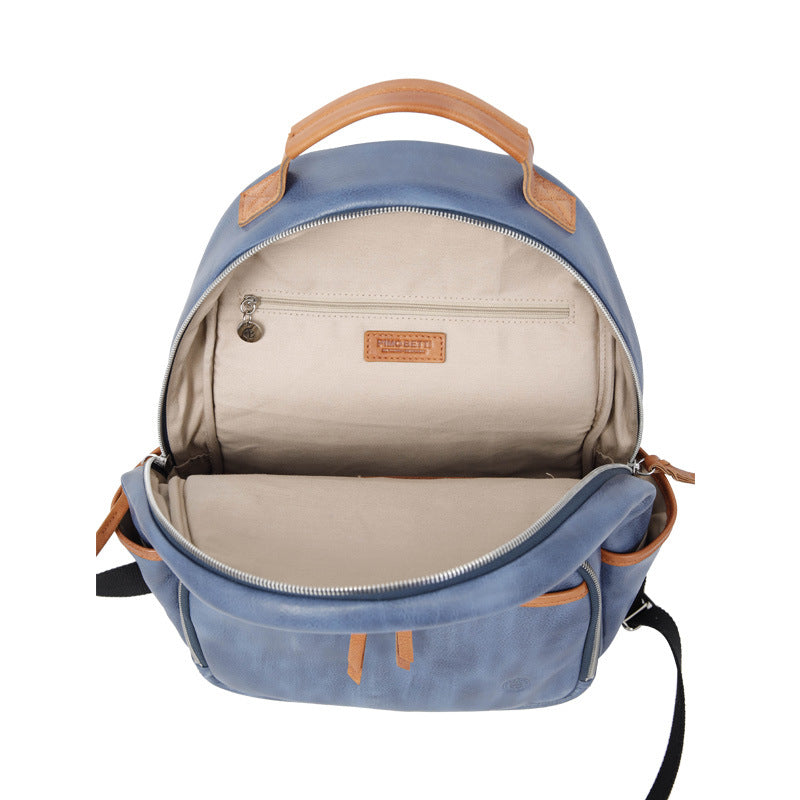 Genuine Leather Backpack – Travel & Laptop Bag