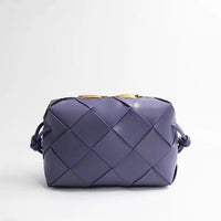 Women’s Quilted Leather Camera Bag – Handbag & Crossbody
