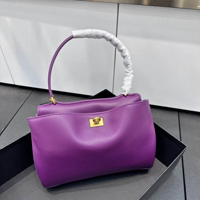 Women’s Leather Mini Handbag – Top Handle & Crossbody