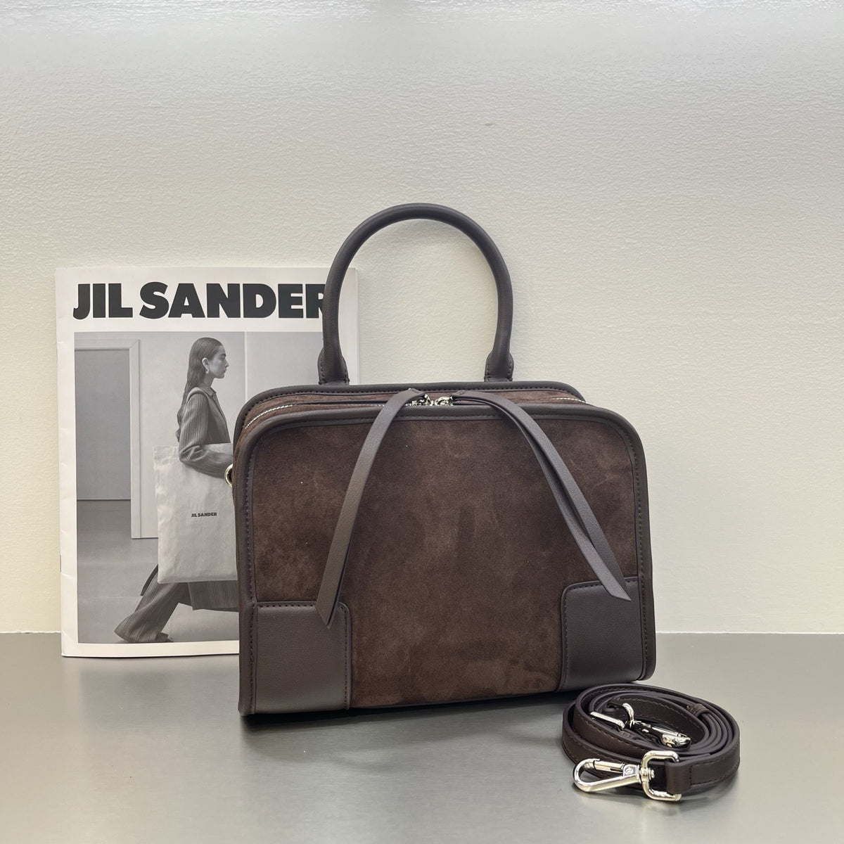 Vintage Cowhide Leather Tote Bag – Shoulder & Handbag