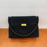 Nubuck Suede Mini Tote & Crossbody Bag