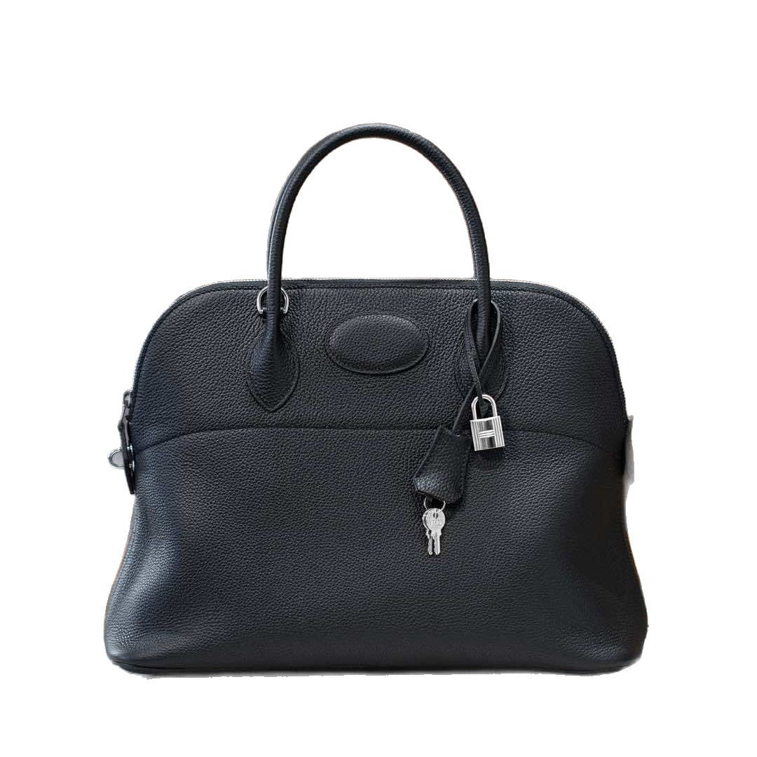 Ostrich-Textured Leather Shell Bag – Large Capacity