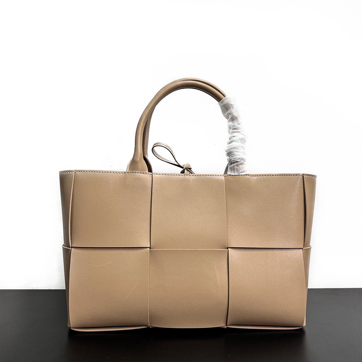 Women’s Woven Leather Tote Bag – Large Handbag Shoulder & Crossbody