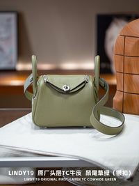 Genuine Cowhide Leather Handbag for Women