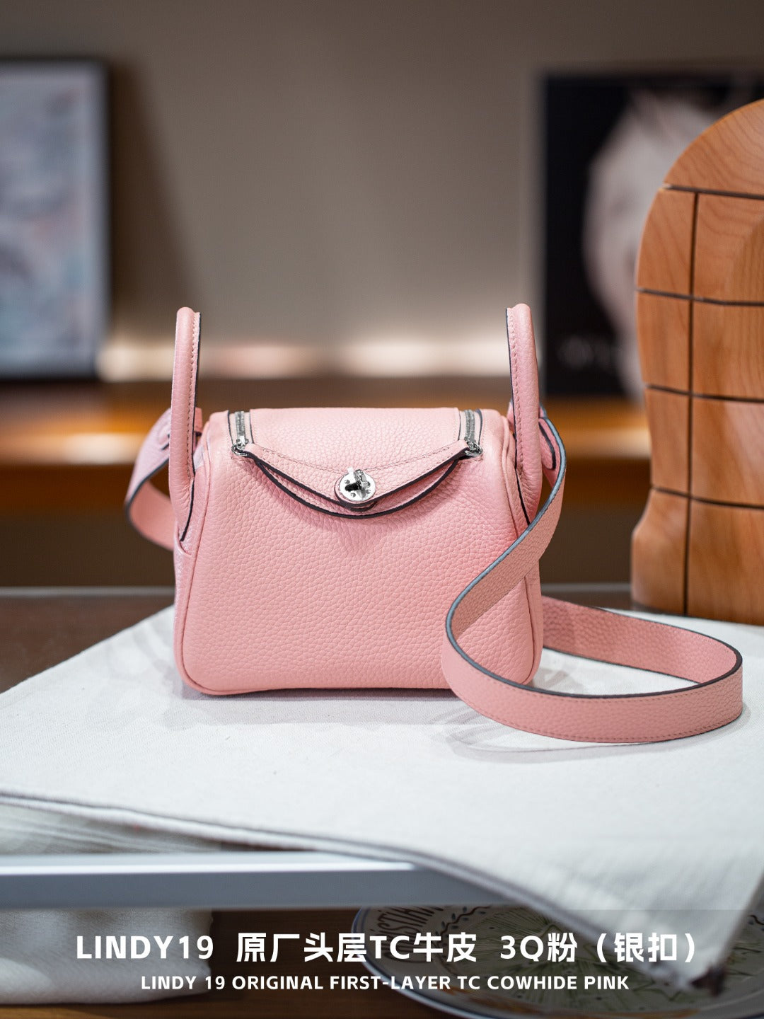 Genuine Cowhide Leather Handbag for Women