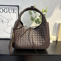 Woven Leather Shoulder & Tote Bag