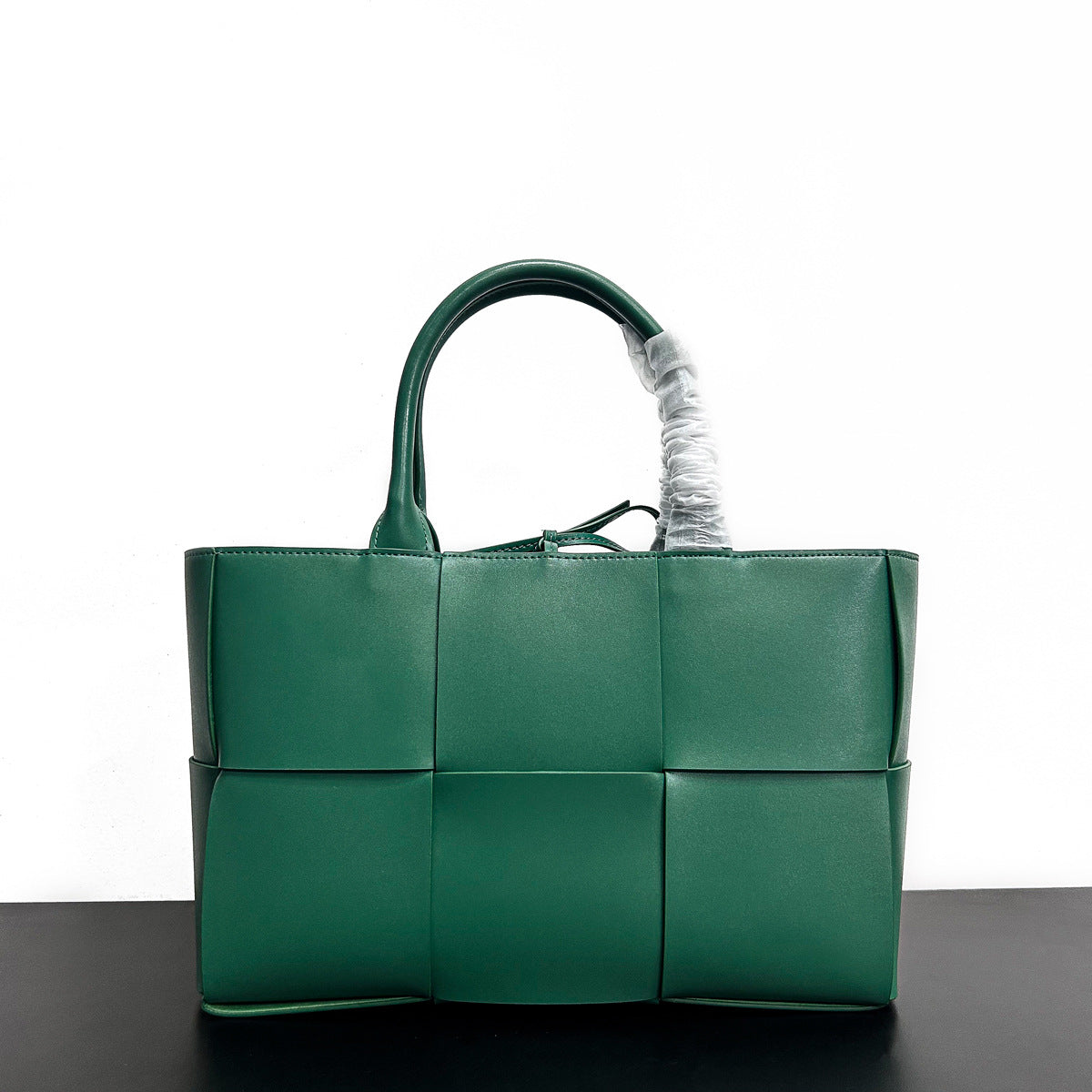 Women’s Woven Leather Tote Bag – Large Handbag Shoulder & Crossbody