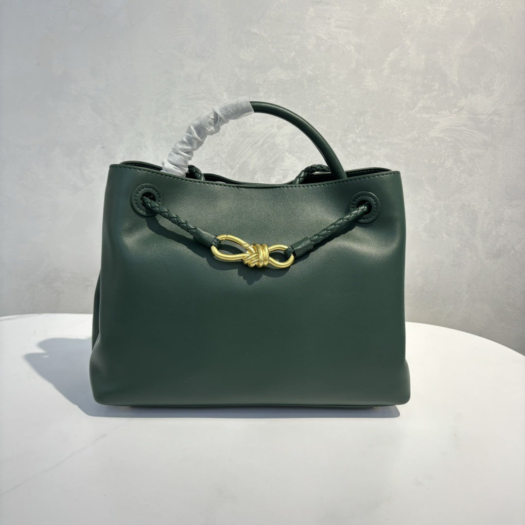 Large Capacity Cowhide Leather Tote Bag for Women