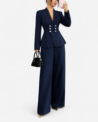 Women’s Double-Breasted Pantsuit