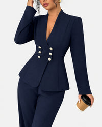 Women’s Double-Breasted Pantsuit