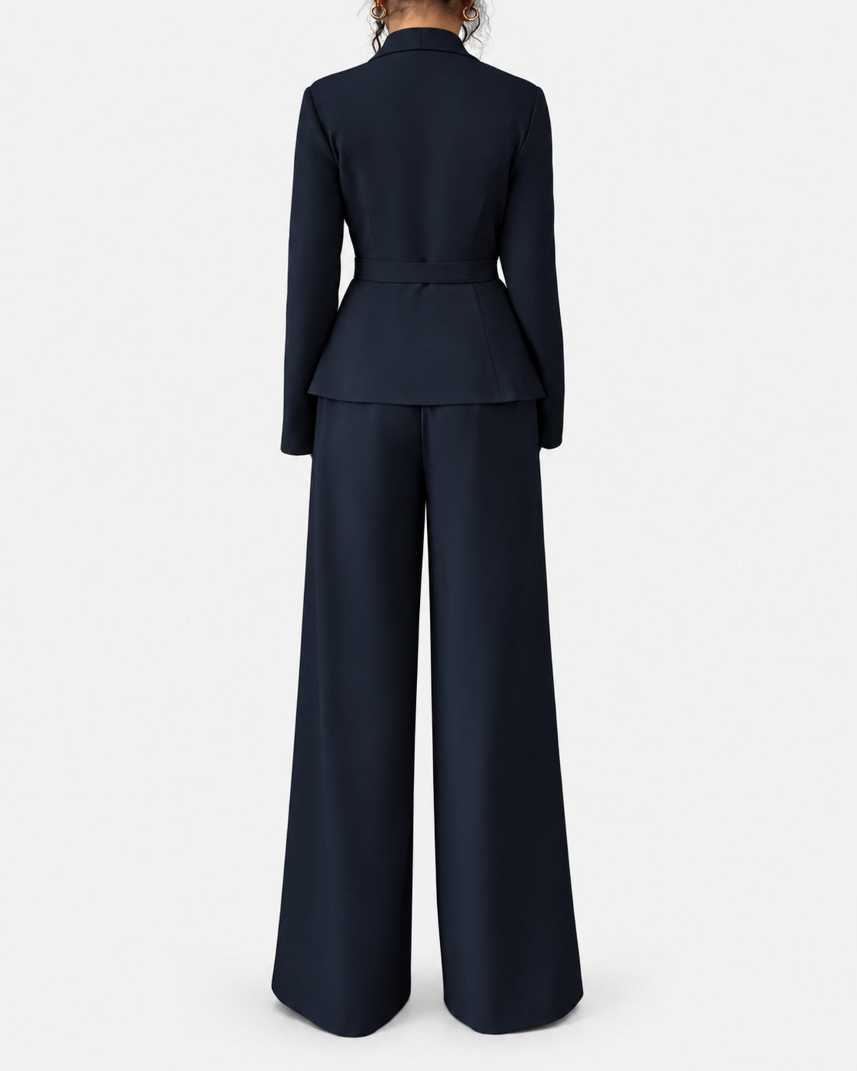 Women’s Tailored Wide-Leg Pantsuit