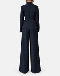 Women’s Tailored Wide-Leg Pantsuit