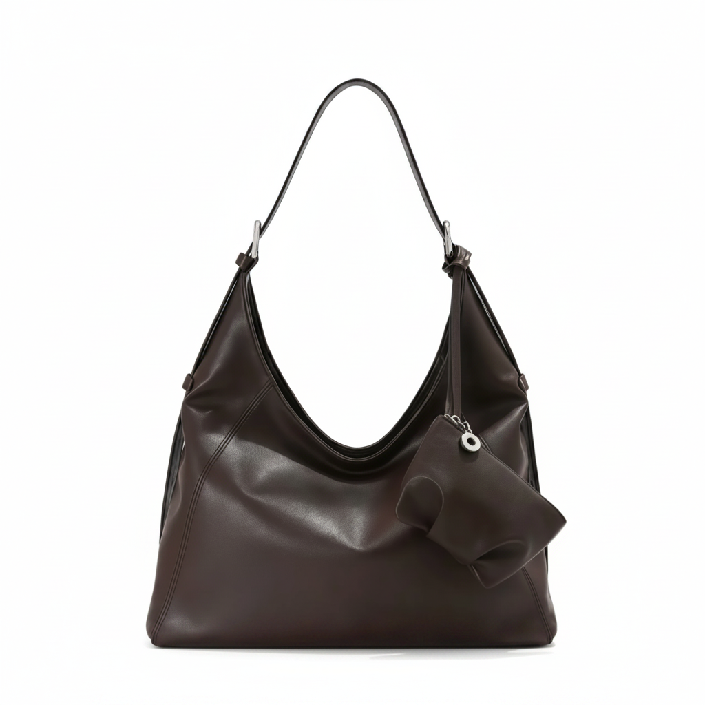 Soft Cowhide Tote Bag – Large Shoulder Crossbody