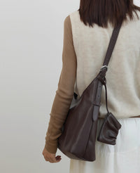 Soft Cowhide Tote Bag – Large Shoulder Crossbody