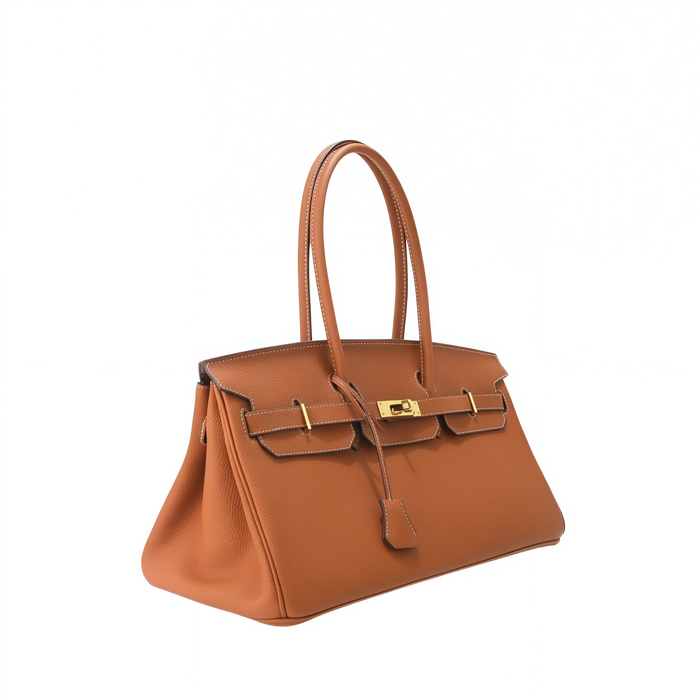 Large Cowhide Handbag – Minimal Crossbody Tote