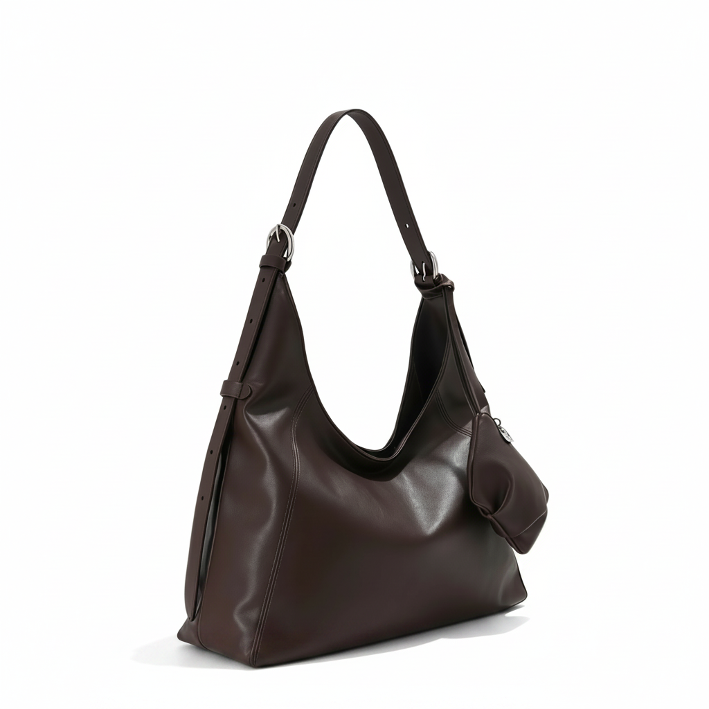 Soft Cowhide Tote Bag – Large Shoulder Crossbody
