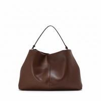 Large Leather Tote Bag – Soft Shoulder Underarm Bag