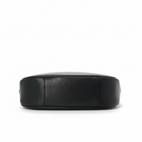 Leather Crescent Shoulder Bag – Minimal Underarm Bag
